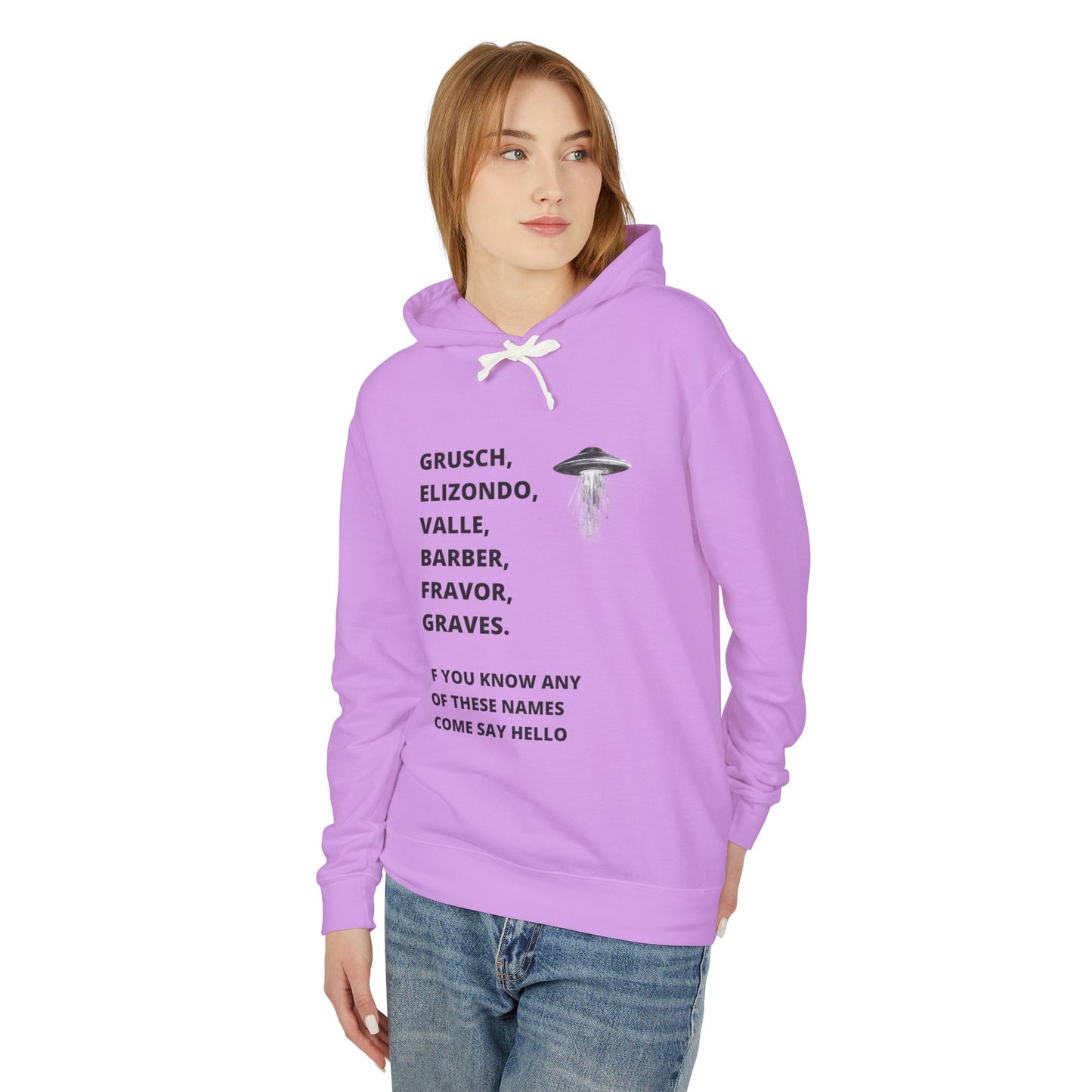 UFO Disclosure Insider Names Hoodie – Grusch, Elizondo, Barber & More