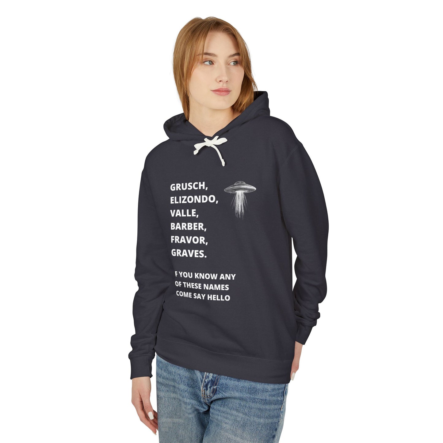 UFO Disclosure Insider Names Hoodie – Grusch, Elizondo, Barber & More
