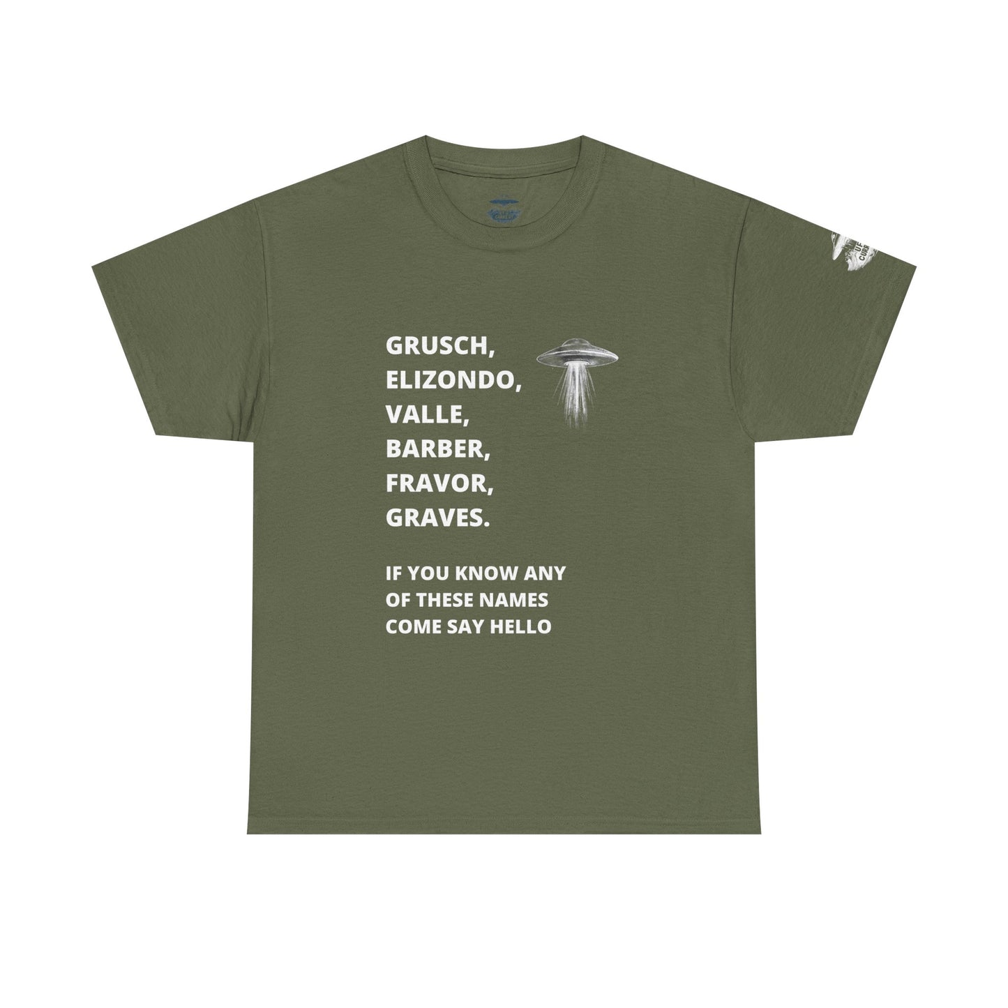 UFO Disclosure Insider Names T-Shirt – Grusch, Elizondo, Barber & More