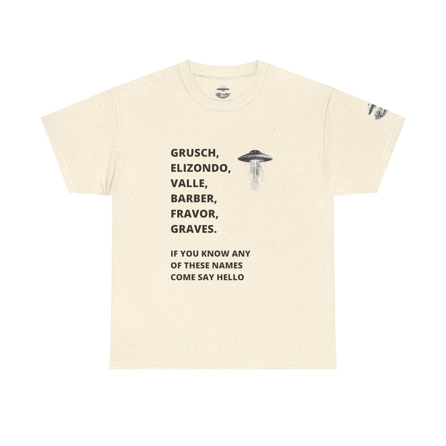 UFO Disclosure Insider Names T-Shirt – Grusch, Elizondo, Barber & More