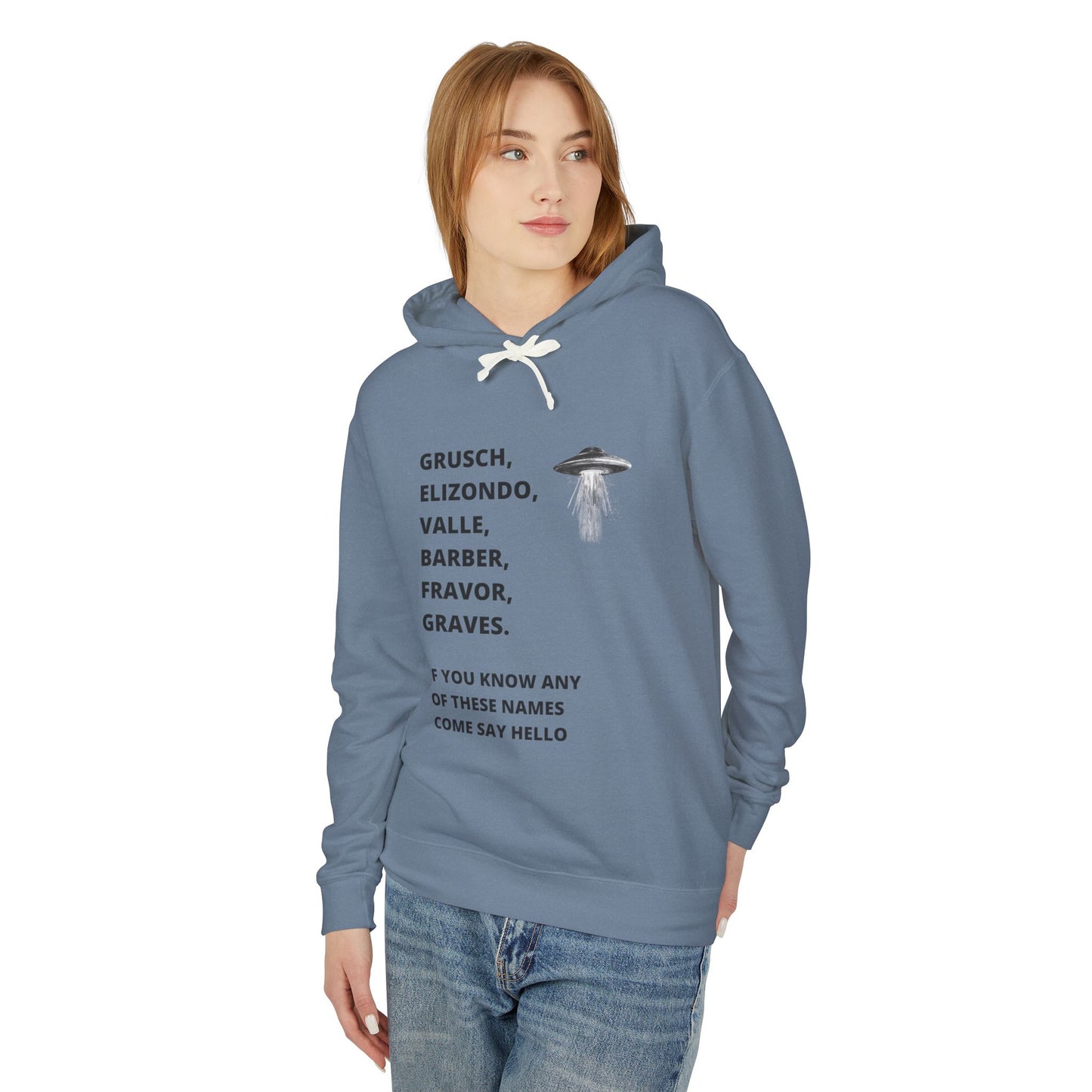 UFO Disclosure Insider Names Hoodie – Grusch, Elizondo, Barber & More