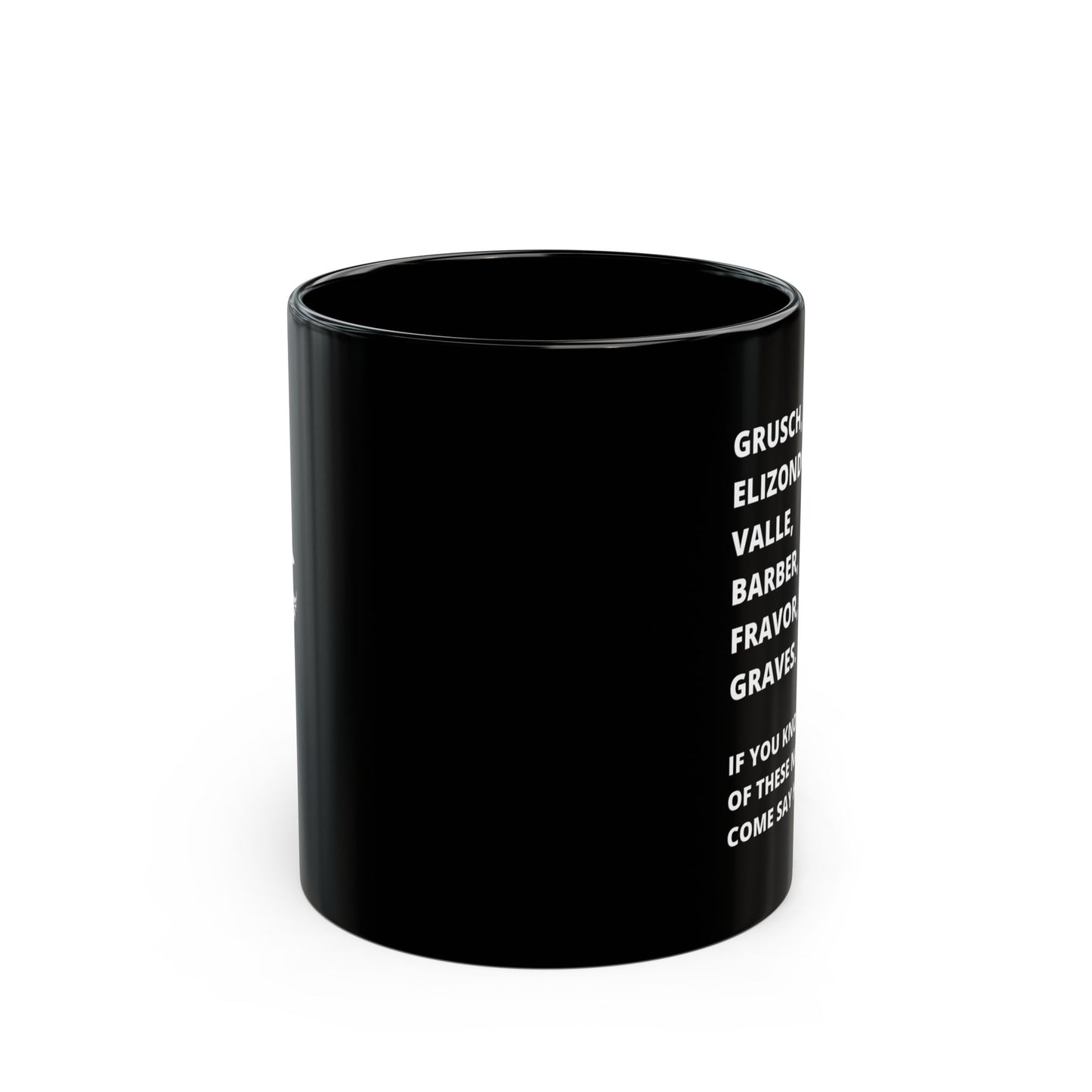 UFO Disclosure Insider Names Mug – Grusch, Elizondo, Barber & More (11oz, 15oz)