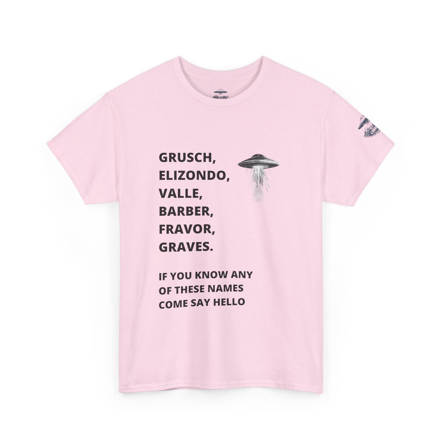 UFO Disclosure Insider Names T-Shirt – Grusch, Elizondo, Barber & More