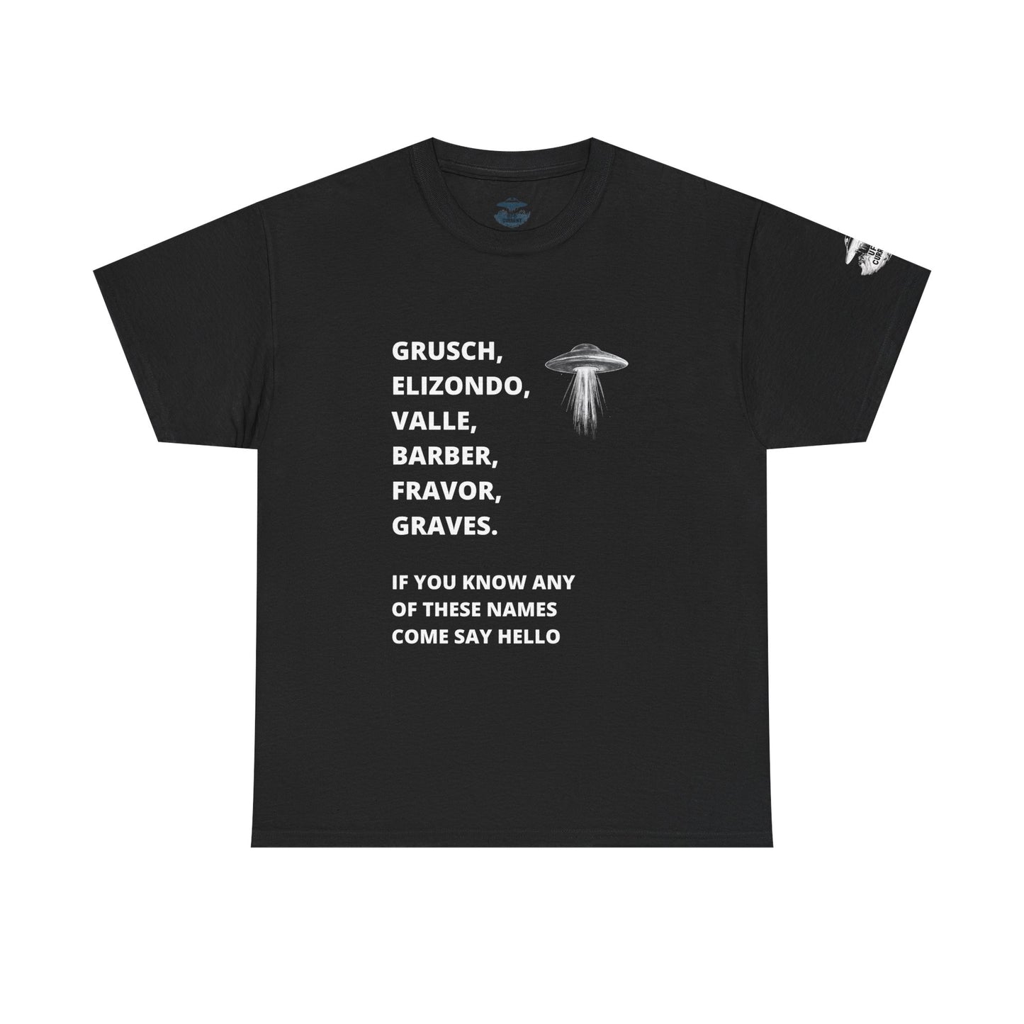 UFO Disclosure Insider Names T-Shirt – Grusch, Elizondo, Barber & More